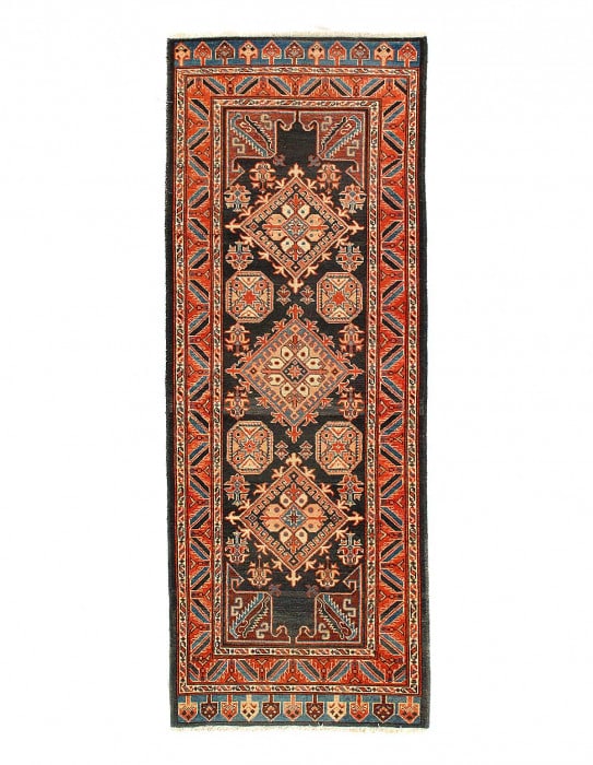 Fine Hand knotted Bidjar Design runner 2'11"X 7'9": Fine Hand knotted Bidjar Design runner 2'11"X 7'9" - CIRCA 2010, Bidjar, Hand-Knotted, Lamb's Wool, 300 -D14918- 862.This item is part of our fine auction collection which includes many fine home acce