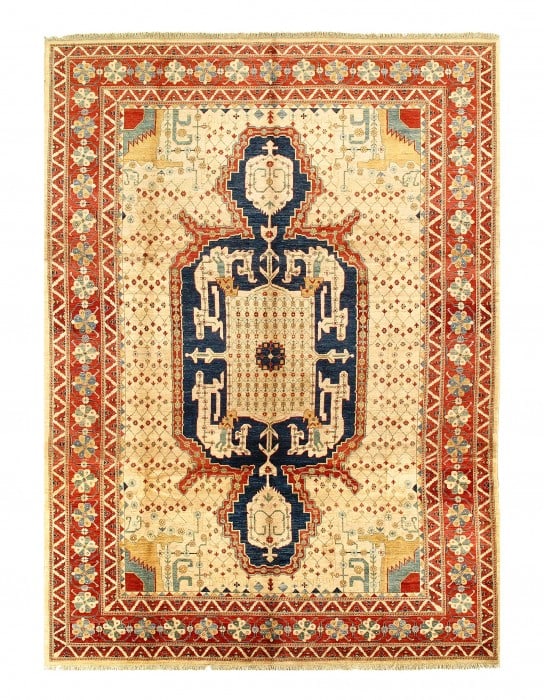 Beige Color Fine Hand Knotted Pak bakhshayesh 10'2'' X 13'11'': Beige Color Fine Hand Knotted Pak bakhshayesh 10'2'' X 13'11'' - New, Bakhshaish, Hand-Knotted, Lamb's Wool, 300 -24075- 862.This item is part of our fine auction collection which includes many fine h