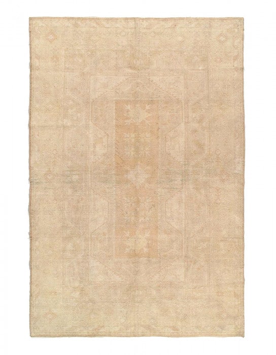 Vintage Turkish oushak Rug 6'1'' X 9'3'': Vintage Turkish oushak Rug 6'1'' X 9'3'' - 1980, Oushak, Hand-Knotted, Lamb's Wool, 300 -D14491- 862.This item is part of our fine auction collection which includes many fine home accessories includin