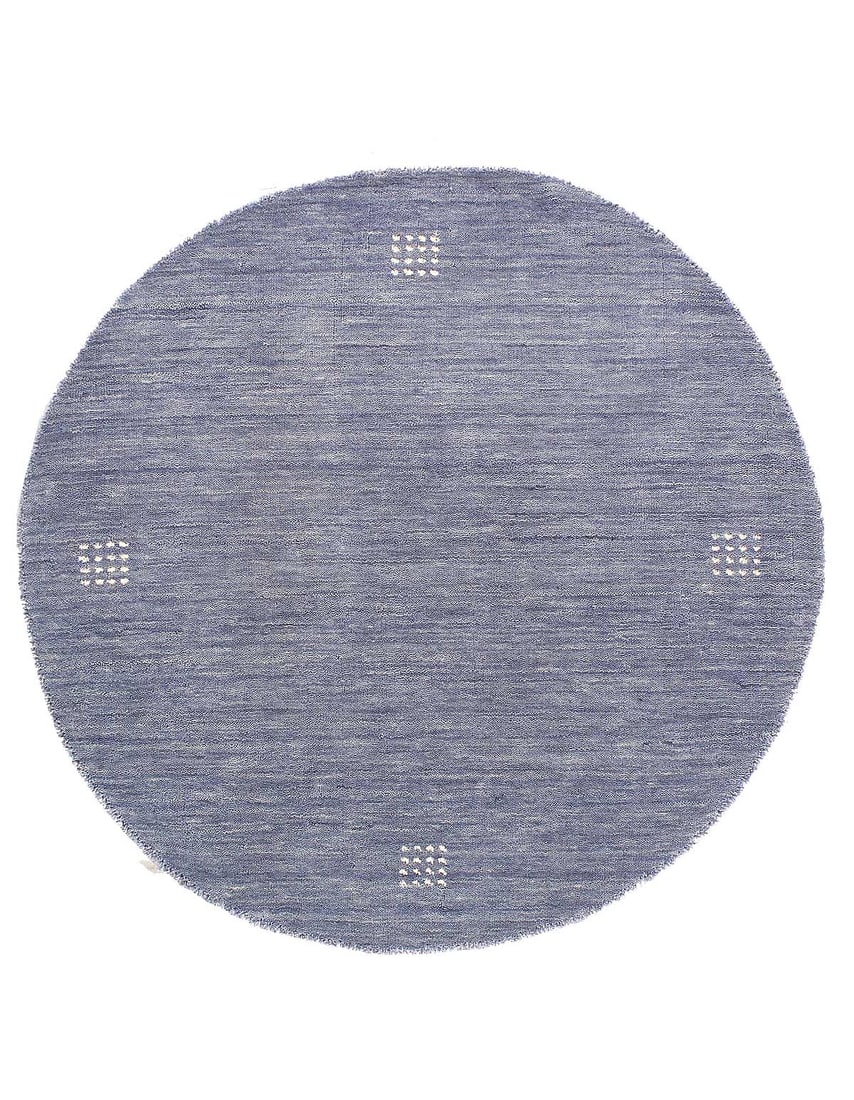 Fine Hand Knotted Persian Gabbeh Design Round 3'x 3': Fine Hand Knotted Persian Gabbeh Design Round 3'x 3' - NEW, Gabbeh, Hand-Knotted, Lamb's Wool, 300 -D15301- 862.This item is part of our fine auction collection which includes many fine home accessori