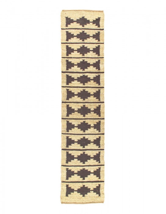 Beige Handmade Natural Fiber Jute Runner 2'9"x 12': Beige Handmade Natural Fiber Jute Runner 2'9"x 12' - circa 2000, Nature, Handmade, Hemp, 300 -D14572- 862.This item is part of our fine auction collection which includes many fine home accessories inc