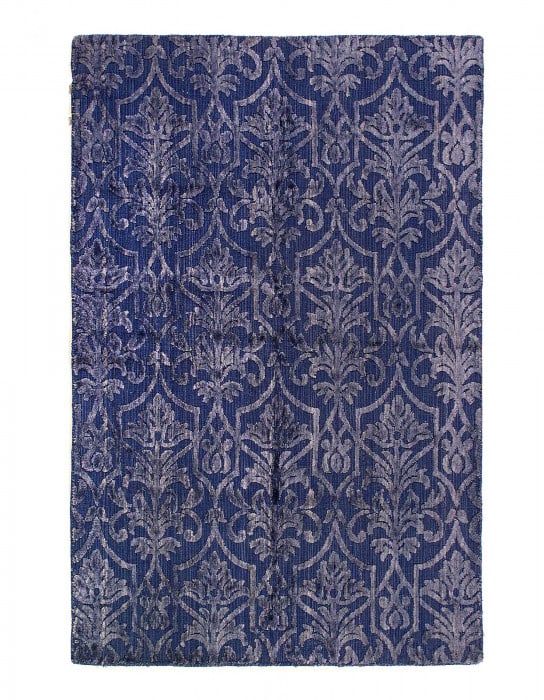 Fine Hand knotted Modern rug 3'9'' X 5'11'': Fine Hand knotted Modern rug 3'9'' X 5'11'' - New, Modern, Hand-Knotted, Wool & Silk, 300 -D14348- 862.This item is part of our fine auction collection which includes many fine home accessories includ