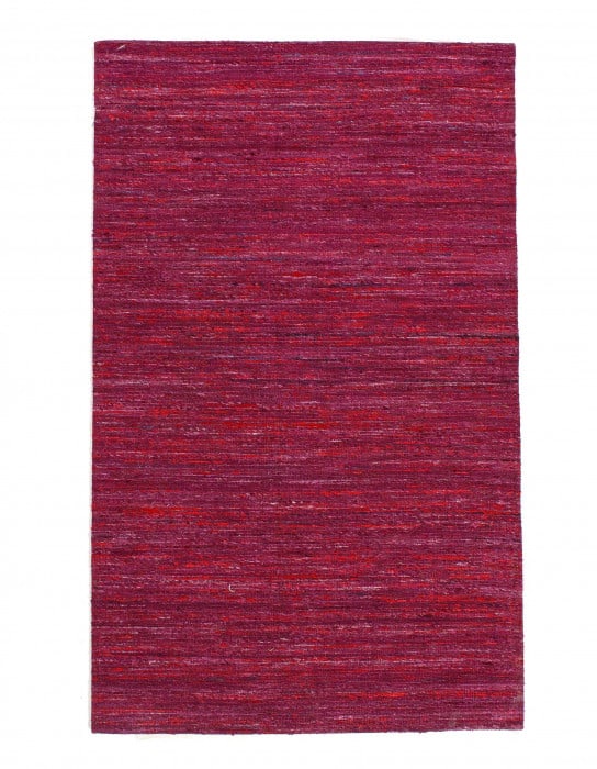 Contemporary Flat Weave Sari Silk 4' X 6': Contemporary Flat Weave Sari Silk 4' X 6' - NEW, Modern, Hand-Tufted, sari Silk, 300 -D10683- 862.This item is part of our fine auction collection which includes many fine home accessories including a