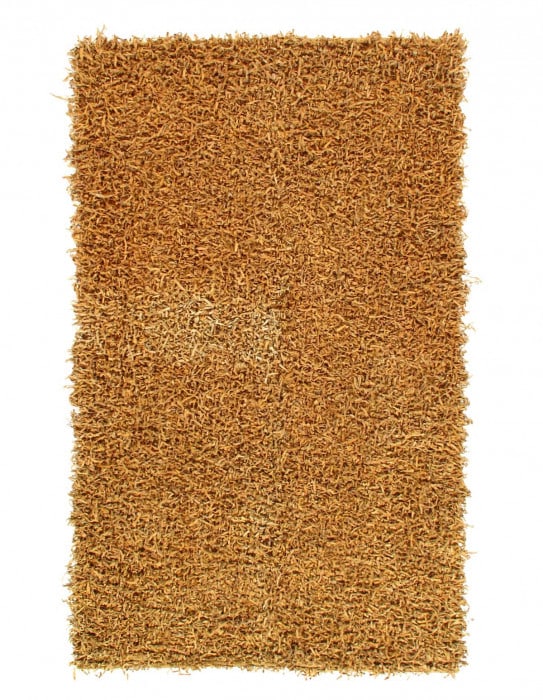 Leather Modern Rug 5'5"x 8'7": Leather Modern Rug 5'5"x 8'7" - new, Modern, Hand-Knotted, Leather, 300 -29300- 862.This item is part of our fine auction collection which includes many fine home accessories including antique rugs, v
