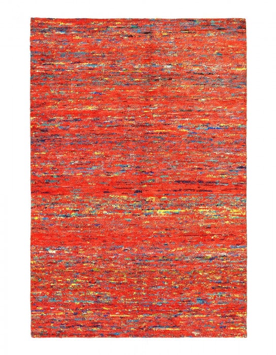 Fine Hand knotted Modern Rug 4' X 6': Fine Hand knotted Modern Rug 4' X 6' - New, Modern, Hand-Knotted, V. Silk, 300 -D07963- 862.This item is part of our fine auction collection which includes many fine home accessories including antique
