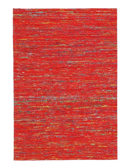 Contemporary Flat Weave Sari Silk 4' X 6': Contemporary Flat Weave Sari Silk 4' X 6' - New, Modern, Hand-Tufted, sari Silk, 300 -D10645- 862.This item is part of our fine auction collection which includes many fine home accessories including a