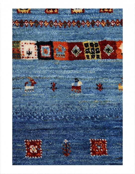 Persian hand knotted Gabbeh Loribaft 2'2"X 3'1": Persian hand knotted Gabbeh Loribaft 2'2"X 3'1" - NEW, Gabbeh, Hand-Knotted, Lamb's Wool, 300 -D13560- 862.This item is part of our fine auction collection which includes many fine home accessories in