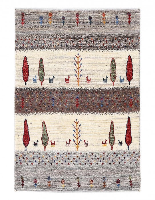 Persian hand knotted Gabbeh Loribaft 2'1"X 3': Persian hand knotted Gabbeh Loribaft 2'1"X 3' - NEW, Gabbeh, Hand-Knotted, Lamb's Wool, 300 -D13561- 862.This item is part of our fine auction collection which includes many fine home accessories incl