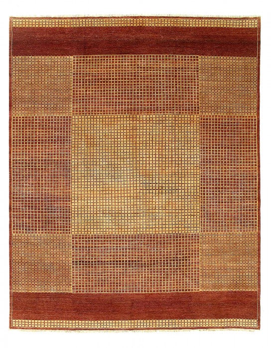 Fine Hand Knotted Modern rug 8'1"X 10'2": Fine Hand Knotted Modern rug 8'1"X 10'2" - NEW, Gabbeh, Hand-Knotted, Lamb's Wool, 300 -D11453- 862.This item is part of our fine auction collection which includes many fine home accessories including
