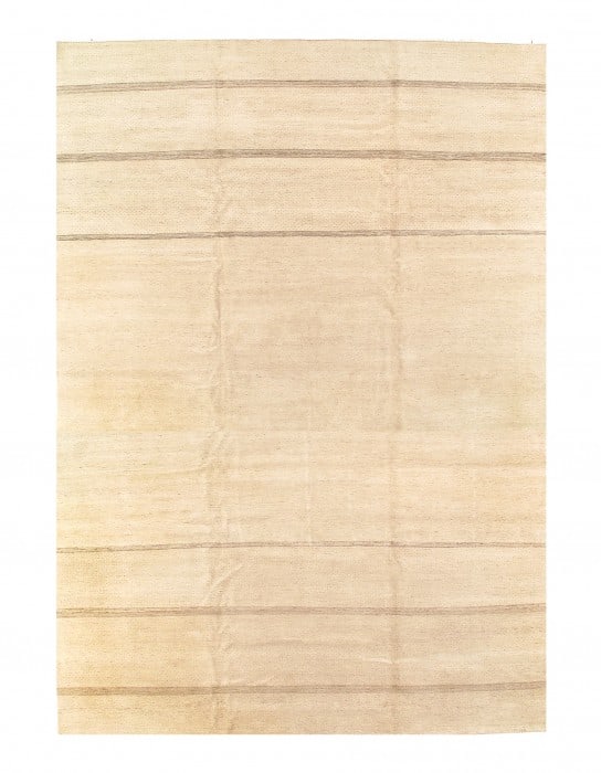 Ivory Fine Hand Knotted luribaft Gabbeh Rug 12' X 18': Ivory Fine Hand Knotted luribaft Gabbeh Rug 12' X 18' - New, Gabbeh, Hand-Knotted, Lamb's Wool, 300 -D06819- 862.This item is part of our fine auction collection which includes many fine home accessor