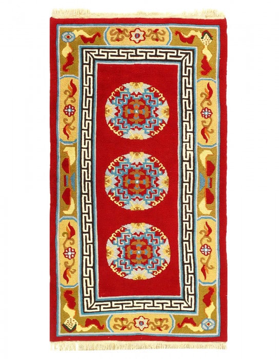 Antique Chinese Art Peking rug 3' X 5'7'': Antique Chinese Art Peking rug 3' X 5'7'' - Circa 1920, Art Deco, Hand-Knotted, Lamb's Wool, 300 -D12708- 862.This item is part of our fine auction collection which includes many fine home accessories