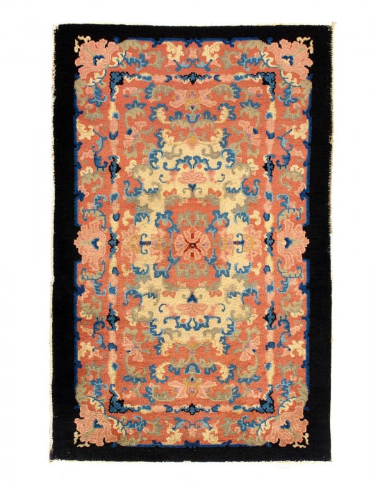 Antique Chinese Hand knotted Art Deco 3'X 5': Antique Chinese Hand knotted Art Deco 3'X 5' - CIRCA 1920, Art Deco, Hand-Knotted, Lamb's Wool, 300 -D15033- 862.This item is part of our fine auction collection which includes many fine home accessor
