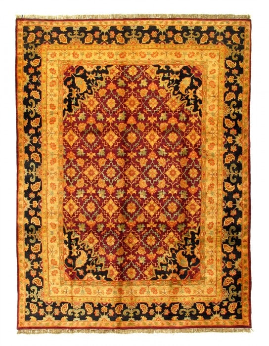 Fine Hand Knotted Agra rug 9' X 12': Fine Hand Knotted Agra rug 9' X 12' - New, Agra, Hand-Knotted, Lamb's Wool, 300 -W55150- 862.This item is part of our fine auction collection which includes many fine home accessories including antiqu