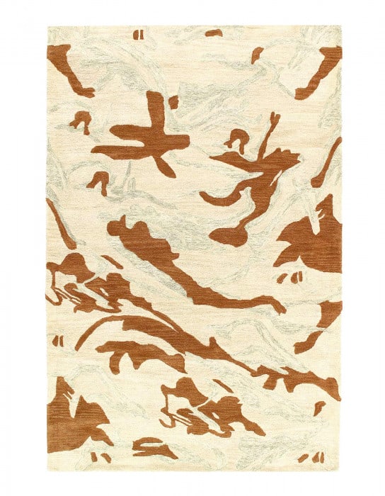 Fine Hand Tufted Abstract rug 5' X 8': Fine Hand Tufted Abstract rug 5' X 8' - New, Abstract, Hand-Tufted, Lamb's Wool, 300 -D12634- 862.This item is part of our fine auction collection which includes many fine home accessories including a