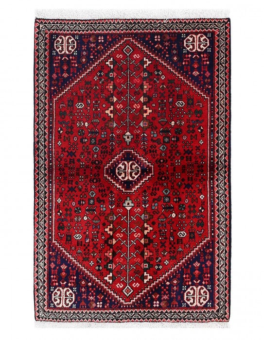 Red color Hand knotted Persian Abadeh rug 2' X 3'3'': Red color Hand knotted Persian Abadeh rug 2' X 3'3'' - New, Abadeh, Hand-Knotted, Lamb's Wool, 300 -D13475- 862.This item is part of our fine auction collection which includes many fine home accessori