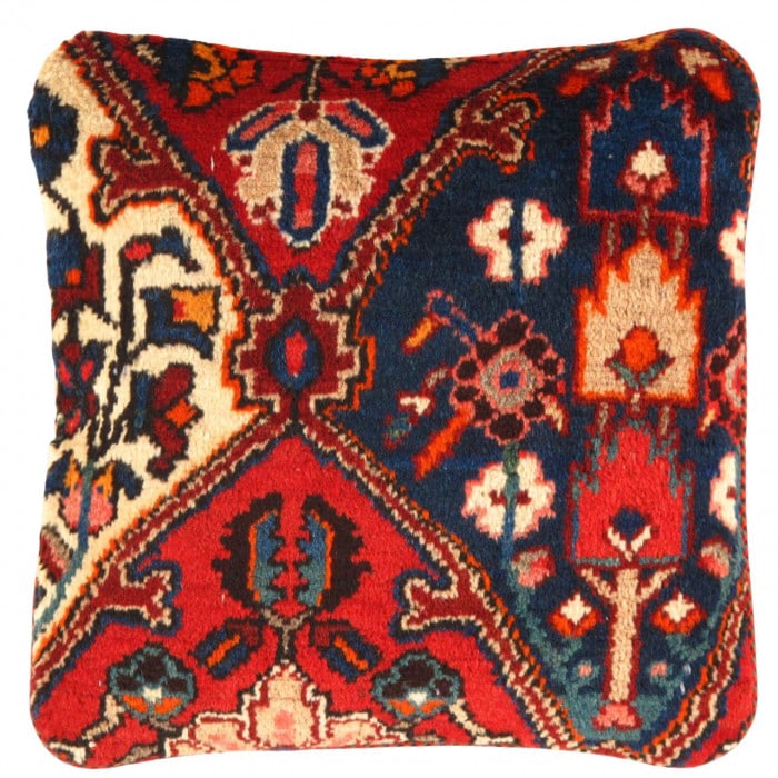 Pasargad Vintage Hand Knotted Farahan Rug Pillow 20": Pasargad Vintage Hand Knotted Farahan Rug Pillow 20" - N/A, Farahan, Hand-Woven, Lamb's Wool, 300 -K 214 A- 862.This item is part of our fine auction collection which includes many fine home accessori