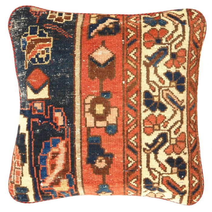 Pasargad Vintage Hand Knotted Farahan Rug Pillow 20": Pasargad Vintage Hand Knotted Farahan Rug Pillow 20" - N/A, Farahan, Hand-Woven, Lamb's Wool, 300 -K 191 A- 862.This item is part of our fine auction collection which includes many fine home accessori