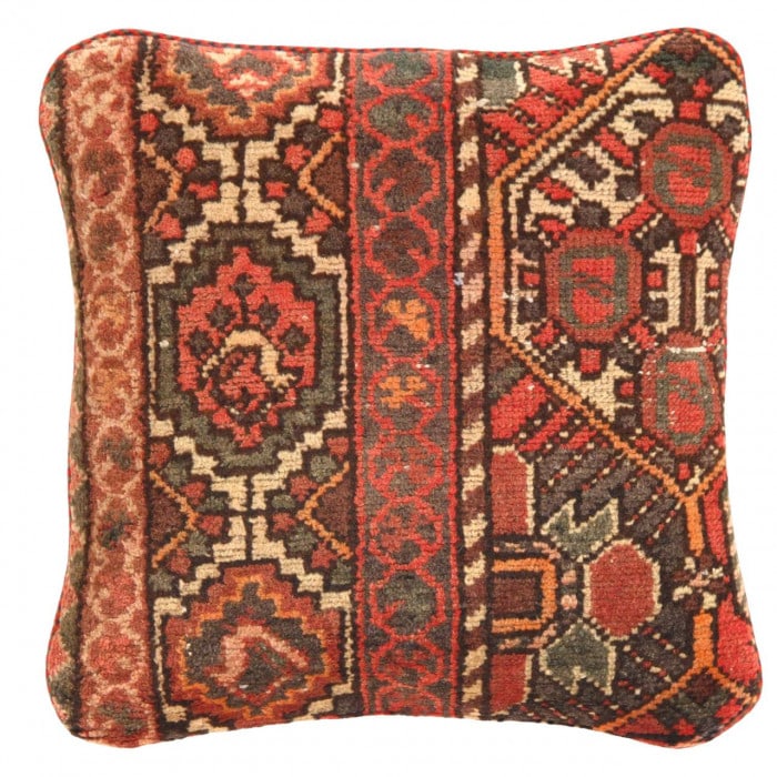 Pasargad Vintage Hand Knotted Farahan Rug Pillow 20": Pasargad Vintage Hand Knotted Farahan Rug Pillow 20" - N/A, Farahan, Hand-Woven, Lamb's Wool, 300 -K 181 A- 862.This item is part of our fine auction collection which includes many fine home accessori