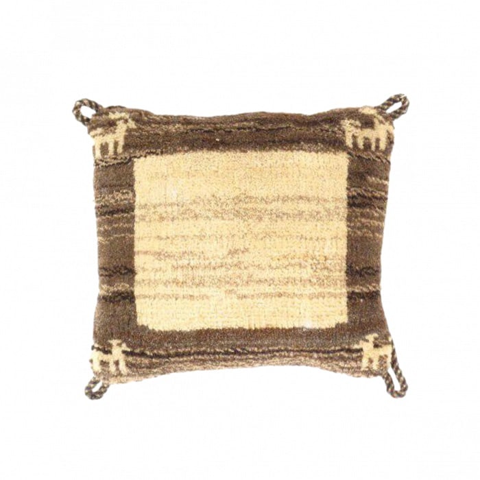Persian Gabbeh Lori Baft Pillow PG 77 16" X 16": Persian Gabbeh Lori Baft Pillow PG 77 - New, Gabbeh, Hand-made, Lamb's Wool, 300 -PG 77 - 862.This item is part of our fine auction collection which includes many fine home accessories including antiq