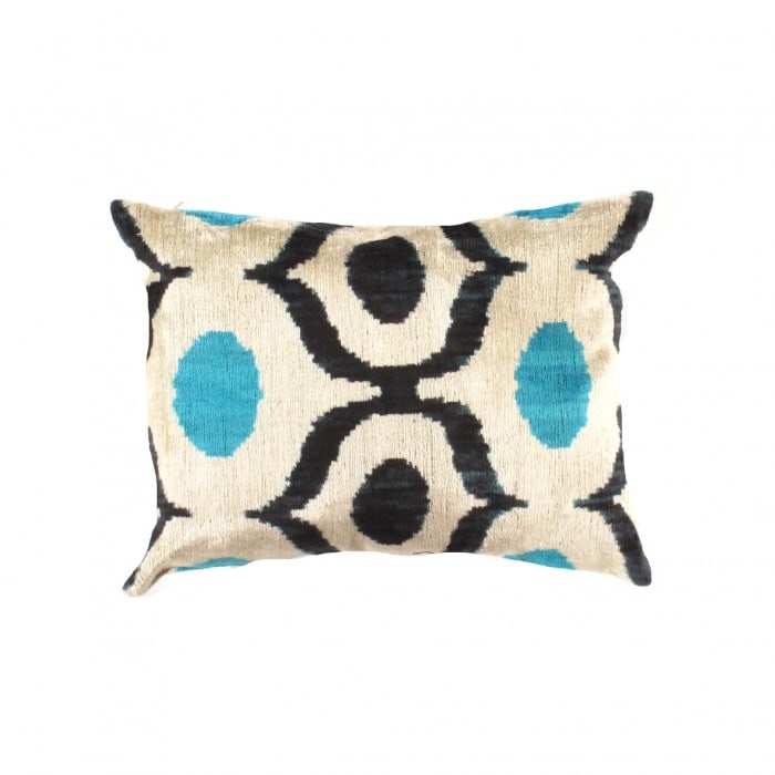 TI 127 Decorative Throw Velvet Ikat Pillow 20”W X 16”D X 3”H: TI 127 Decorative Throw Velvet Ikat Pillow - New, Ikat, Hand-made, Velvet Silk, 300 -TI 127- 862.This item is part of our fine auction collection which includes many fine home accessories including an