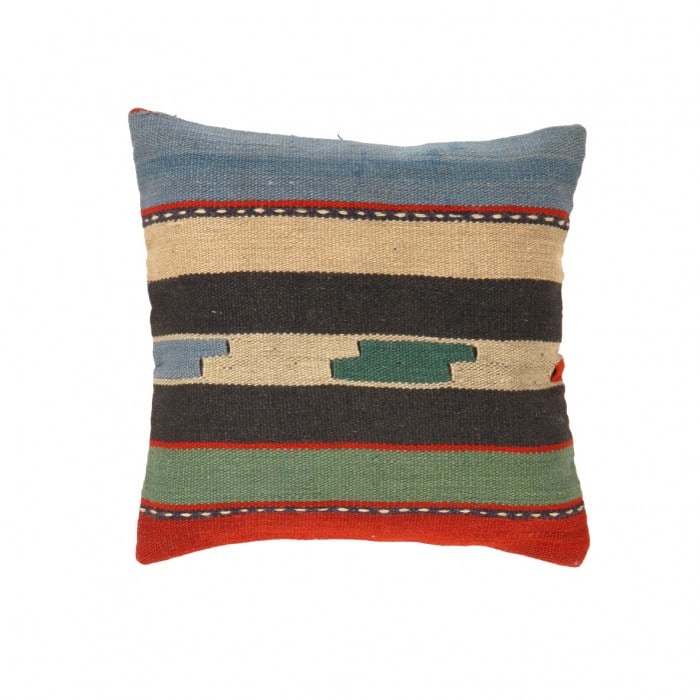 Vintage Turkish Pasargad Hand Knotted Pillow 16”W X 16”D X 3”H: Vintage Turkish Pasargad Hand Knotted Pillow - Vintage, Turkish, Hand-made, Lamb's Wool, 300 -TP 56- 862.This item is part of our fine auction collection which includes many fine home accessories incl