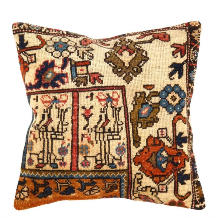 Vintage Turkish Pasargad Hand Knotted Pillow 20'': Vintage Turkish Pasargad Hand Knotted Pillow 20'' - New, Turkish, Hand-made, Lamb's Wool, 300 -K 191- 862.This item is part of our fine auction collection which includes many fine home accessories inc