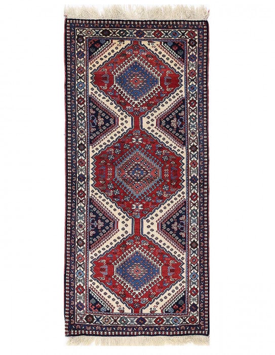 Fine Hand knotted persian Yalameh runner 2'9'' X 6'2'' (1 of 3)