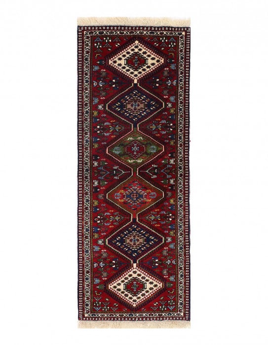 Fine Hand knotted Persian Yalameh runner 2'1"X6'4" (1 of 3)