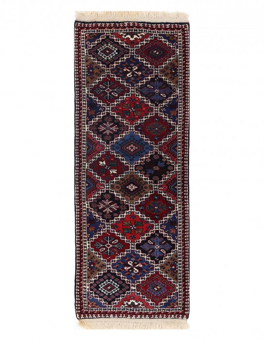 Fine Hand knotted Persian Yalameh runner 1'9"X4'10" (1 of 3)