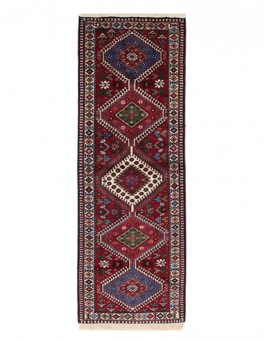 Fine Hand knotted Persian Yalameh runner 2'2"X6'11" (1 of 3)