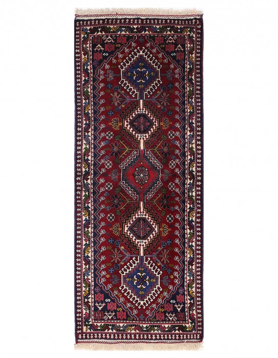 Fine Hand knotted Persian Yalameh runner 2'X5'6" (1 of 3)