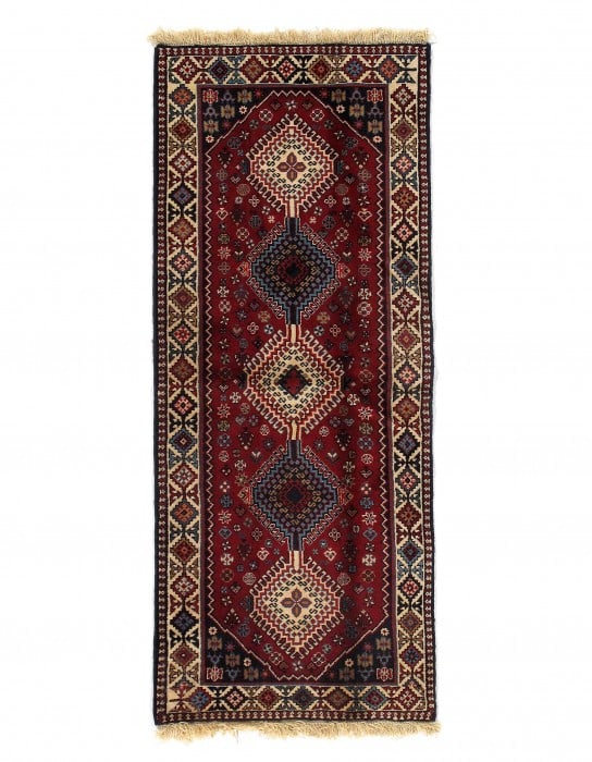 Fine Hand Knotted Persian Yalameh runner 2'8'' X 6'7'' (1 of 4)