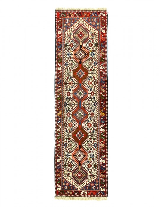 Fine Hand Knotted Persain Yalameh runner 2'9'' X 9'9'' (1 of 3)