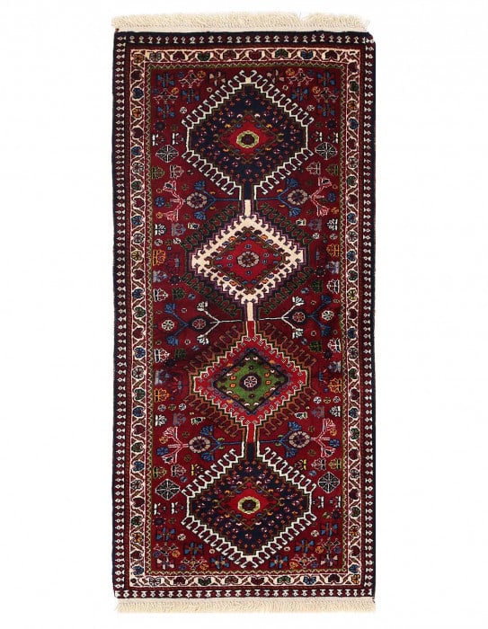 Fine Hand knotted Persian Yalameh runner 2'1" x 4' 10" (1 of 4)