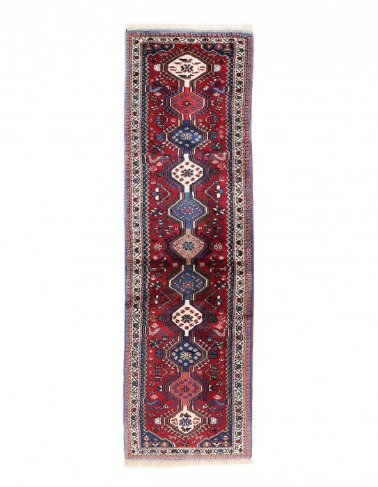Fine Hand knotted Persian Yalameh runner 2'x7'2" (1 of 4)