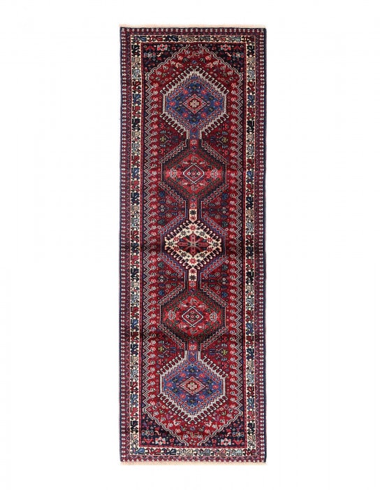 Fine Hand knotted Persian Yalameh runner 2' x 6'4" (1 of 4)