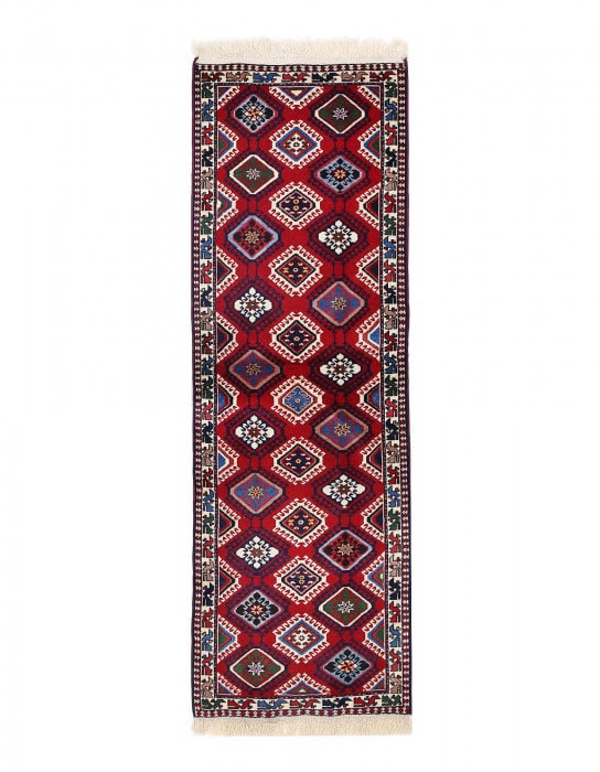 Fine Hand Hand Knotted Persian Yalameh runner 2'2"X6'7" (1 of 3)