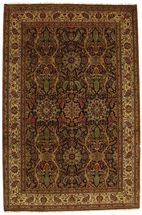Fine Tabriz DesignHand-Knotted Rug - 6' X 9'1 (1 of 1)