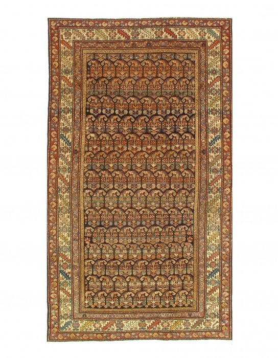 Brown Antique Persian Hamadan 5' X 8'9": Brown Antique Persian Hamadan 5' X 8'9" - Circa 1920, Traditional, Hand-Knotted, Wool, 300 -D07206- 862.This item is part of our fine auction collection which includes many fine home accessories inclu