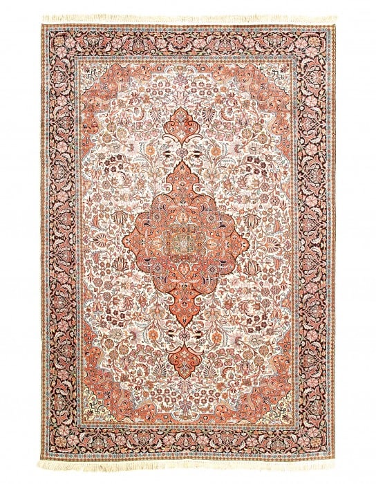 Kashmir A. Silk Hand-Knotted Rug - 8' X 11'7" (1 of 3)