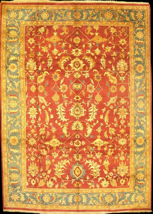 Hand-Knotted Indo Agra Rug - 10' X 14' (1 of 1)