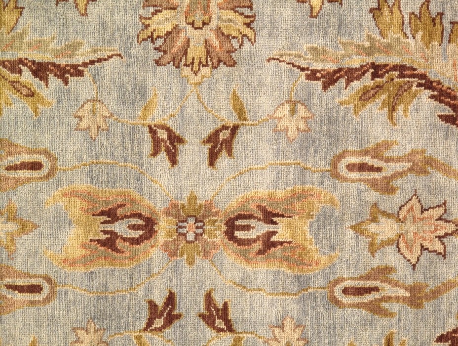 Light Blue Tabriz 8' X 10' - 3