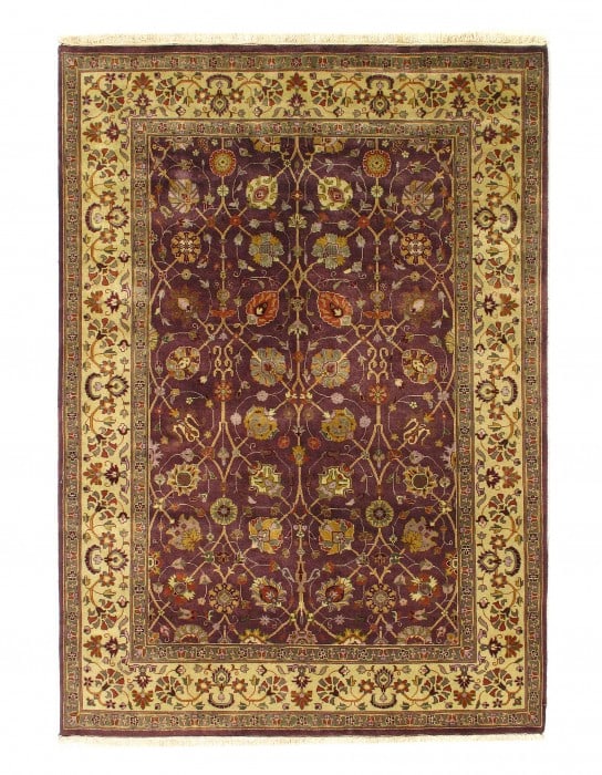 Lavander Persian Tabriz Design 5' X 7' (1 of 5)