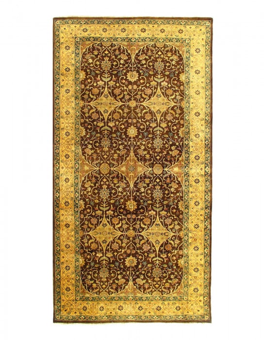 Fine Hand Knotted Gallery size Tabriz design 6' X 12' (1 of 3)