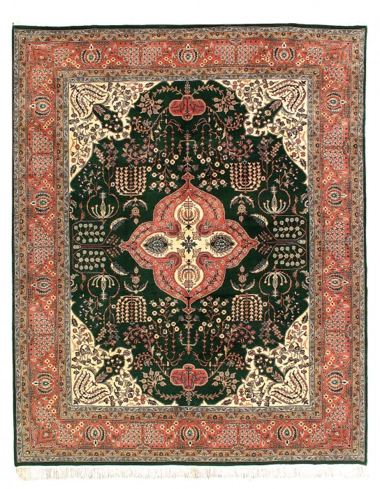 Fine hand Knotted Pak Tabriz design 8'1'' X 10'1'' (1 of 4)