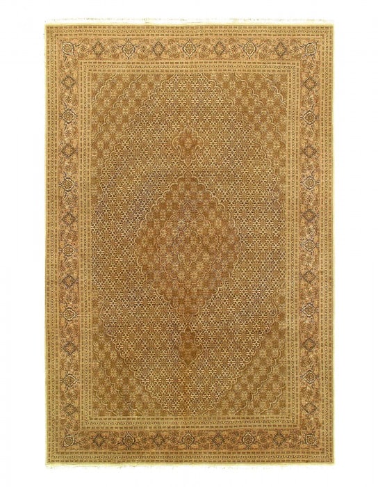 Fine Hand Knotted Persian silk & wool Tabriz 6'7'' X 10'3'' (1 of 9)