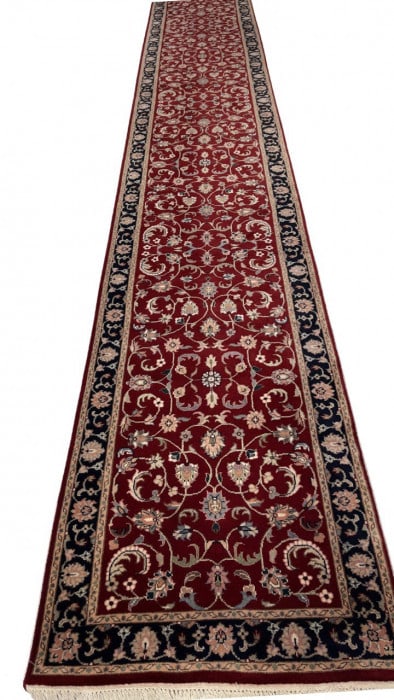 Rust Tabriz design Runner 2'.7''x 18' - 4