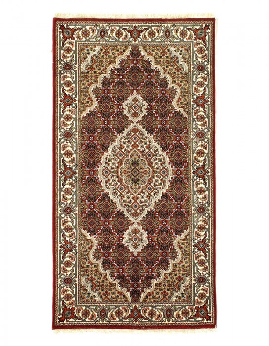 Tabriz Mahi Design Silk & Wool Rug - 2'5" X 4'7" (1 of 3)