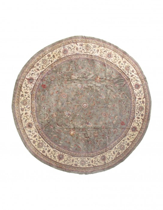 Fine Hand knotted Tabriz Design Round rug 16' X 16' (1 of 3)