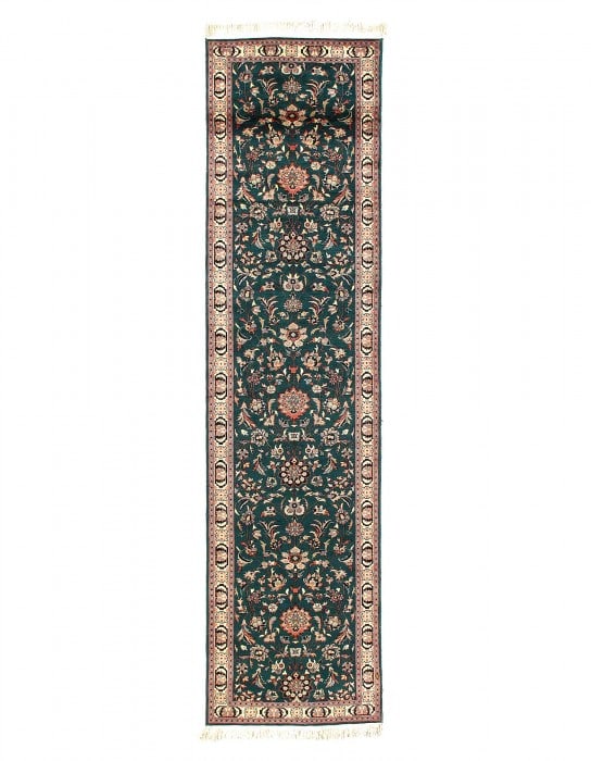 Fine Hand Knotted Persian Tabriz design 2'7'' X 10'6'' (1 of 3)
